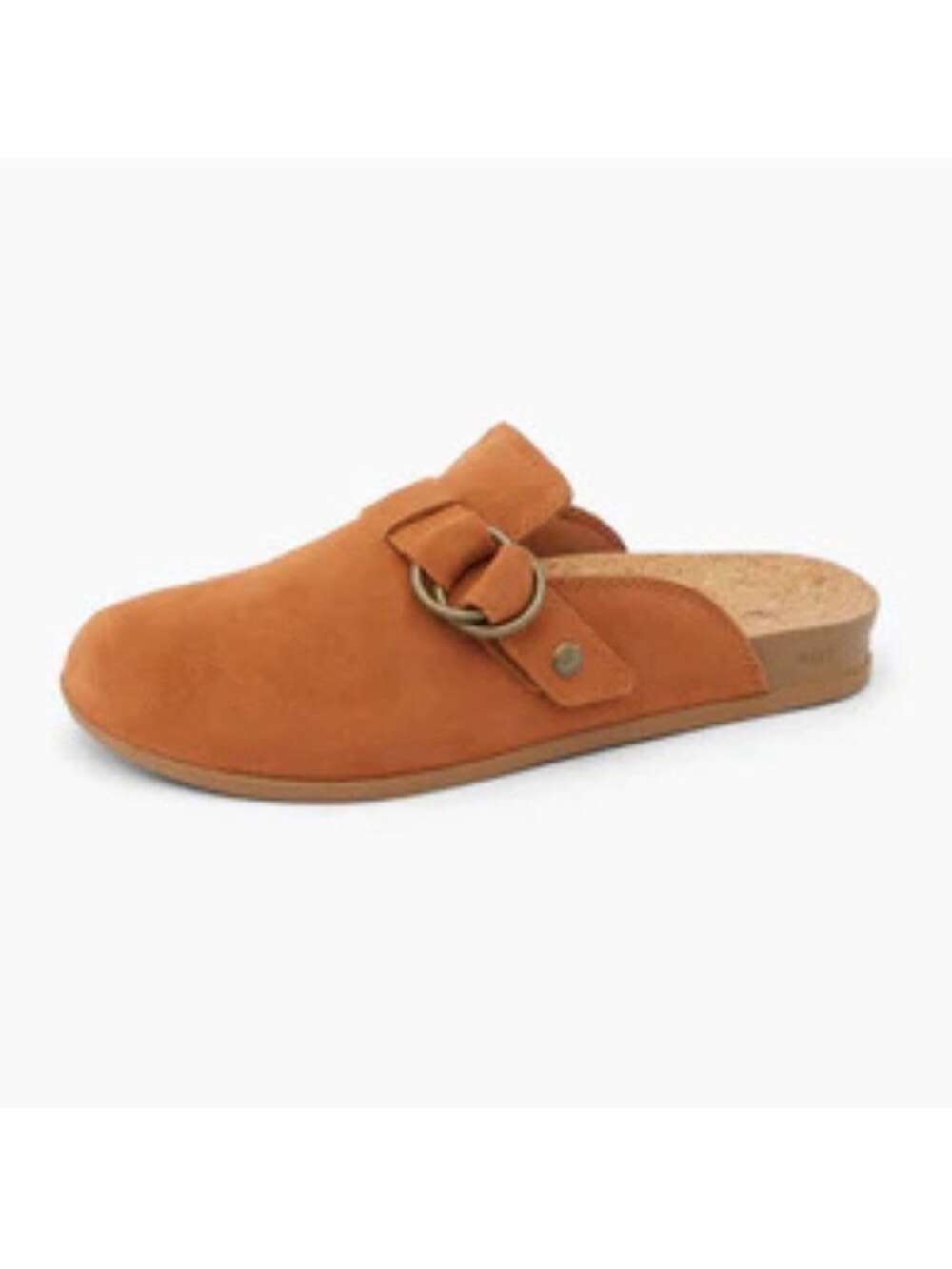 Reef Vista Serenity Clogs In Cocoa Suede - Size 9